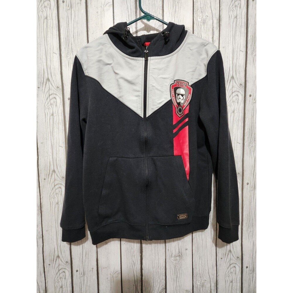 Star Wars Hoodie Galaxy Edge Adult S First Order Zip Storm Trooper 709 Red Fury